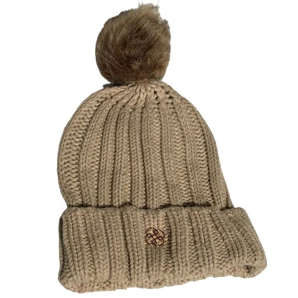 Tan Daisy Fuentes Beanie - Picture 5 of 6